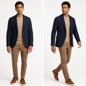 Cole Haan Men’s 8M Brown Leather Wingtip Oxford Sneakers Grand Series Shoes